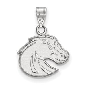 Sterling Silver Boise State Small Mascot Pendant
